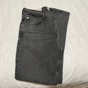 Gray Agolde Nico High Rise Slim fit jean in Ceremony